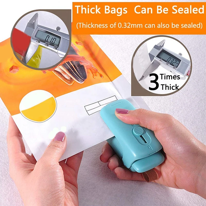Bag Sealer 2 in 1 Heat and Handheld Portable Resealer for Plastic Bags Food Storage Snack Fresh Or | Бытовая техника