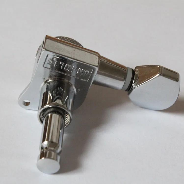 Wilkinson 6L Chrome Left Hand Guitar Locking Tuners JN-07 SP Lock | Parts &amp Accessories
