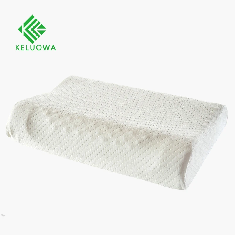 

Keluowa Thailand Natural Latex Pillow 40x60cm Memory Curve Wave Massage Granule Pillow Bedroom Adult Sleep Pillow Core One Piece