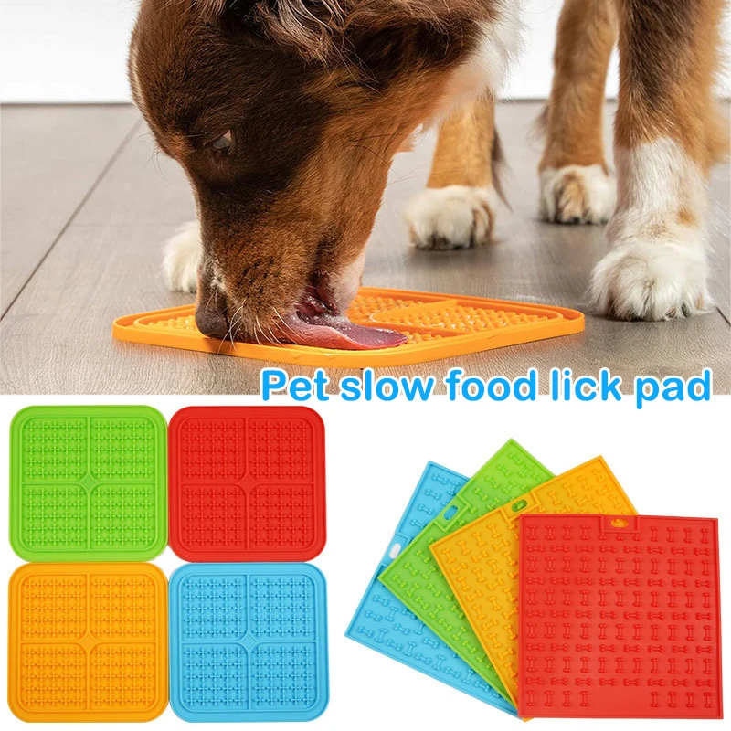 

Lick Mat For Soothing Anxious Dogs Pet Slow Feeding Silicone Mat Prevent Choking SEC88