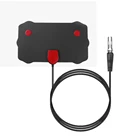 Комнатная цифровая ТВ-антенна, квадратная экранированная антенна, Диапазон 200 миль, 4K HD TV, цифровая ТВ-антенна 1080p, усилитель сигнала приемника