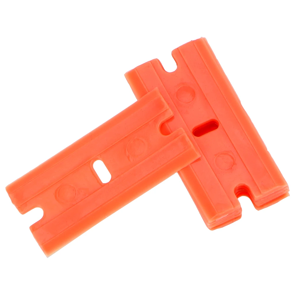 LEEPEE Window Glass Clean Scraper Car Wrap Sticker Squeegee Double Edged Plastic Razor Blade Lable Glue Remover | Автомобили и