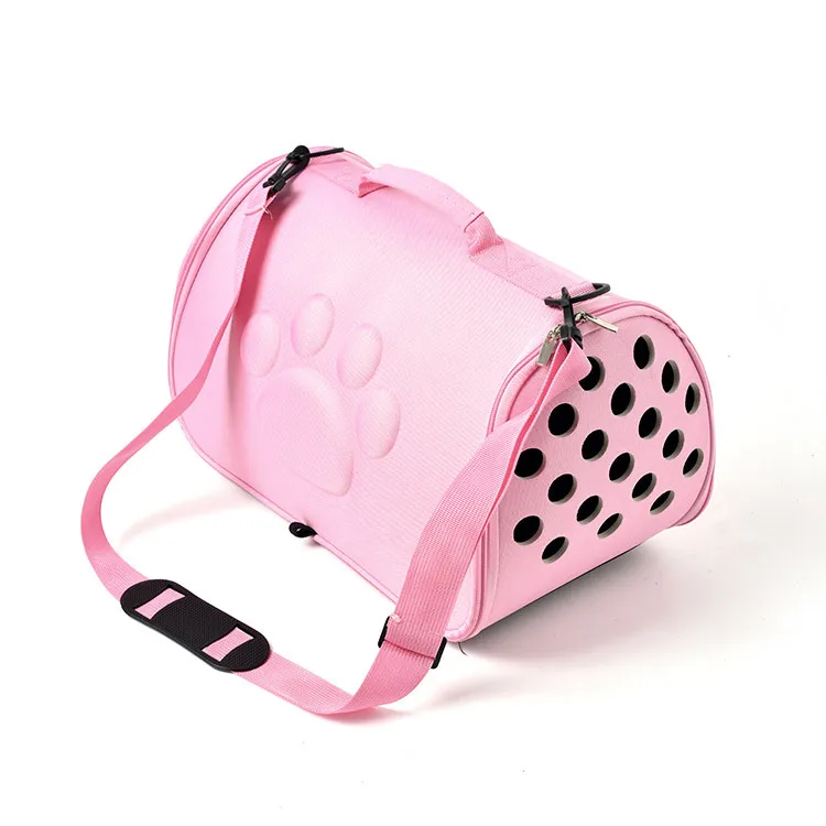 

Pet Cat Carriers Outing Portable Foam Backpack Breathable Cozy Cat Bag Collapsible Solid Color Fashion Shoulder Small Dog Bag