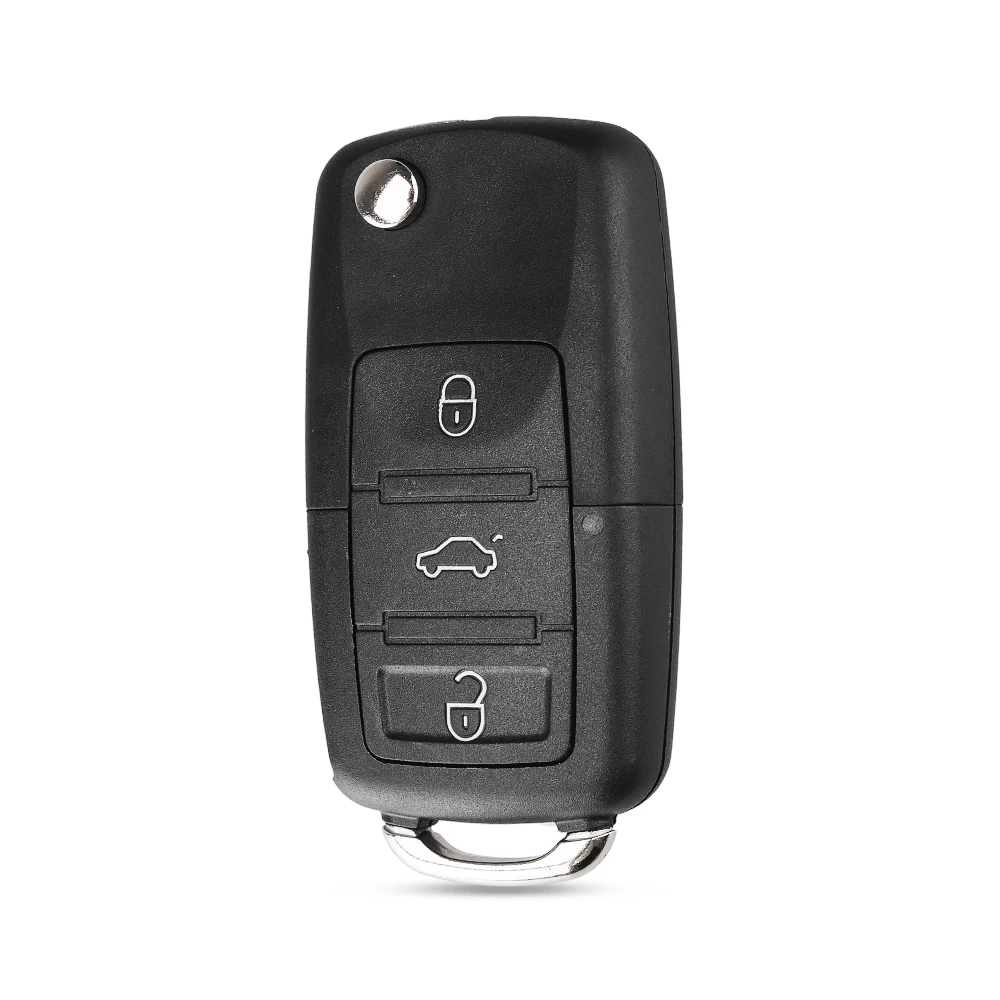 Раскладной чехол KEYYOU с 3 кнопками для Volkswagen VW MK4 Bora Golf 4 5 6 Passat Polo камера Touran без