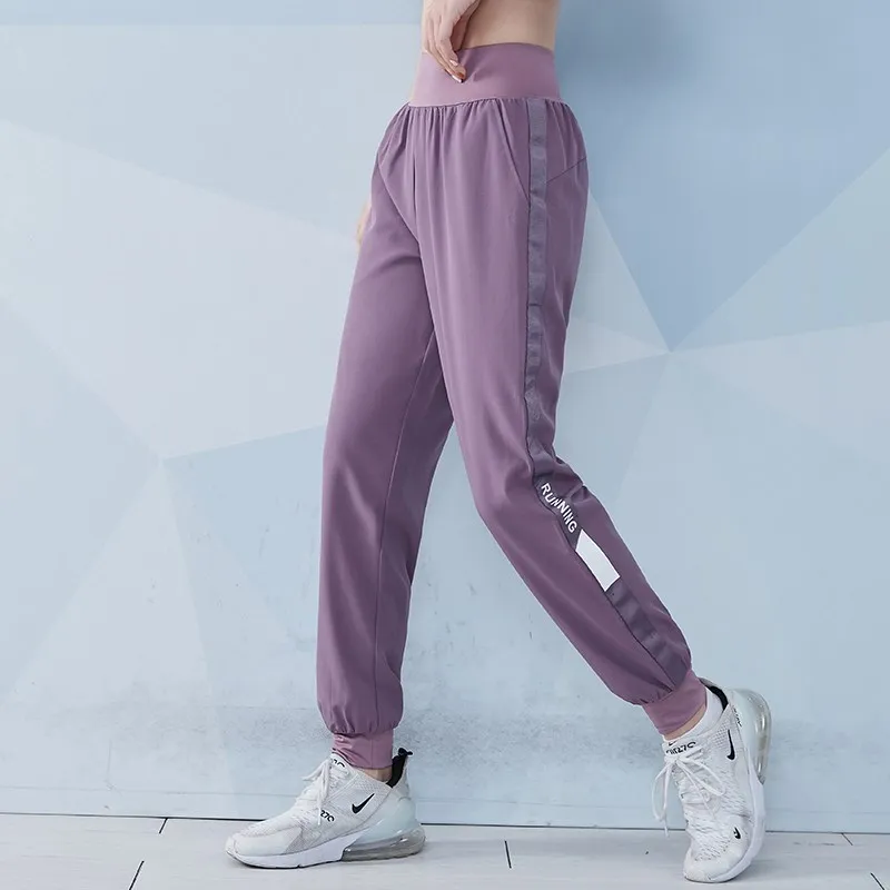 Vansydical Women Loose Sport Running Sweatpants Fitness Training Pants Womans Straight Trousers Tracksuit Jogging Sportswear