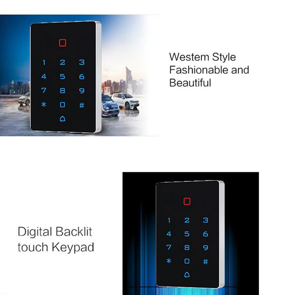 ip68 waterproof wifi tuya standalone keypad 125khz card door entry access controller smart door lock door access control system free global shipping