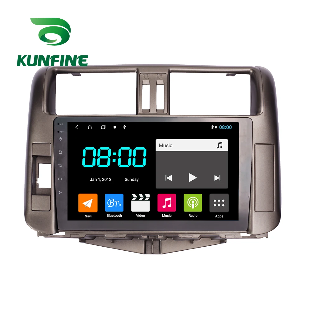 Автомобильная стереосистема для Toyota Land Cruiser Prado 10 13 14 17Octa Core Android 0 автомобильный DVD