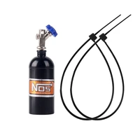 metal nitrogen bottle model fire extinguisher decorations part with tie for 110 axial scx10 trx4 d90 rc car accessories