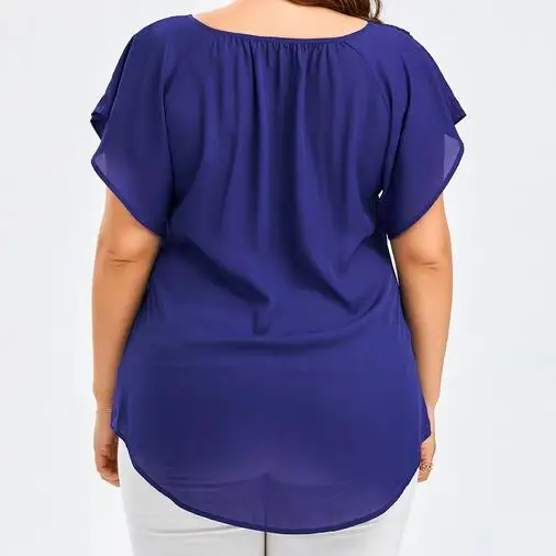 2019 Летняя женская футболка с коротким рукавом больших размеров свободная