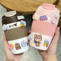 insulation cup girls net red water cup ins 304 stainless steel fairy cup vacuum bottle cute water bottle thermos cup coffee mug