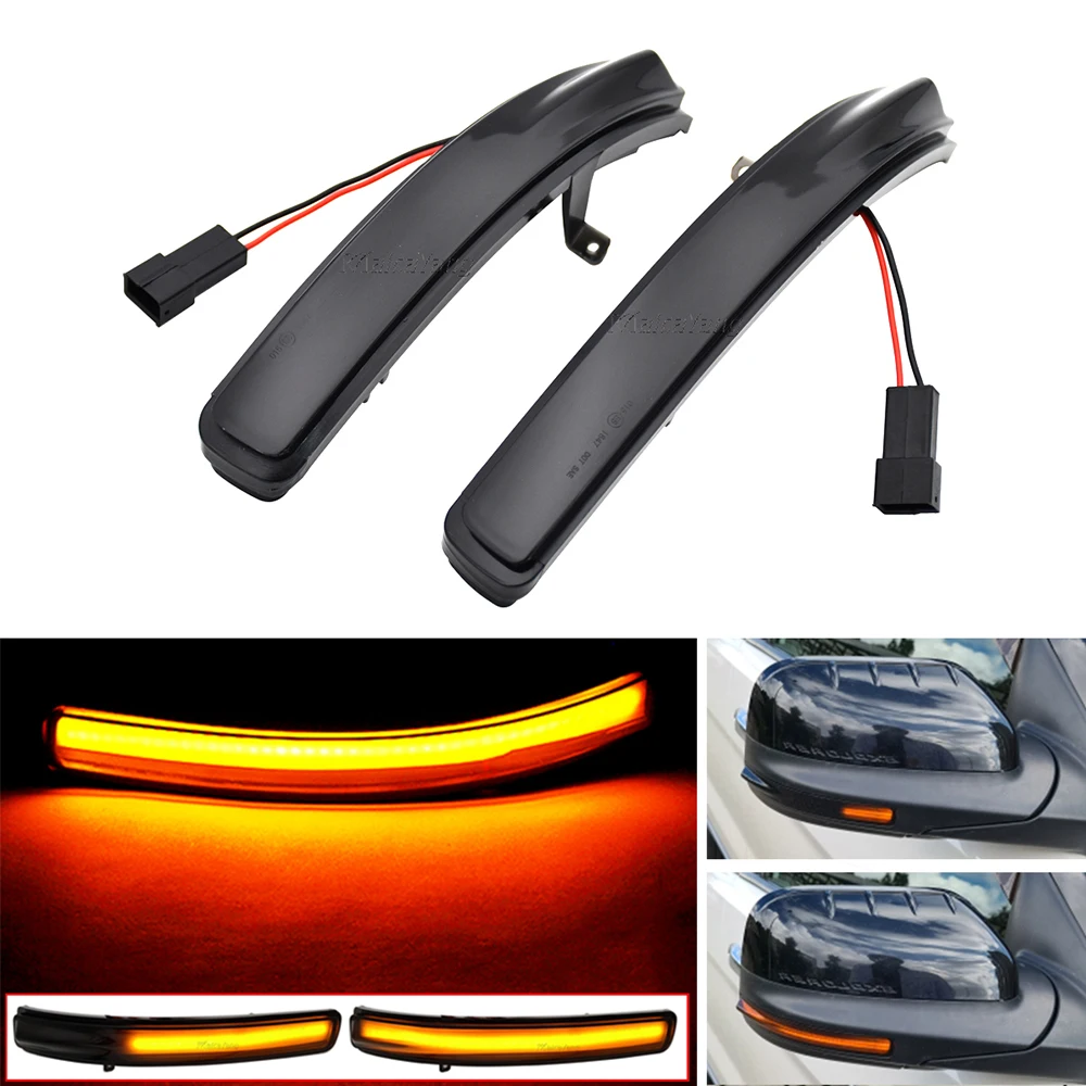 

Dynamic LED Turn Signal Lights Side Mirror Indicator Flasher Sequential Lamps For Ford Explorer 2011 2012 2013 2014 2015-2019
