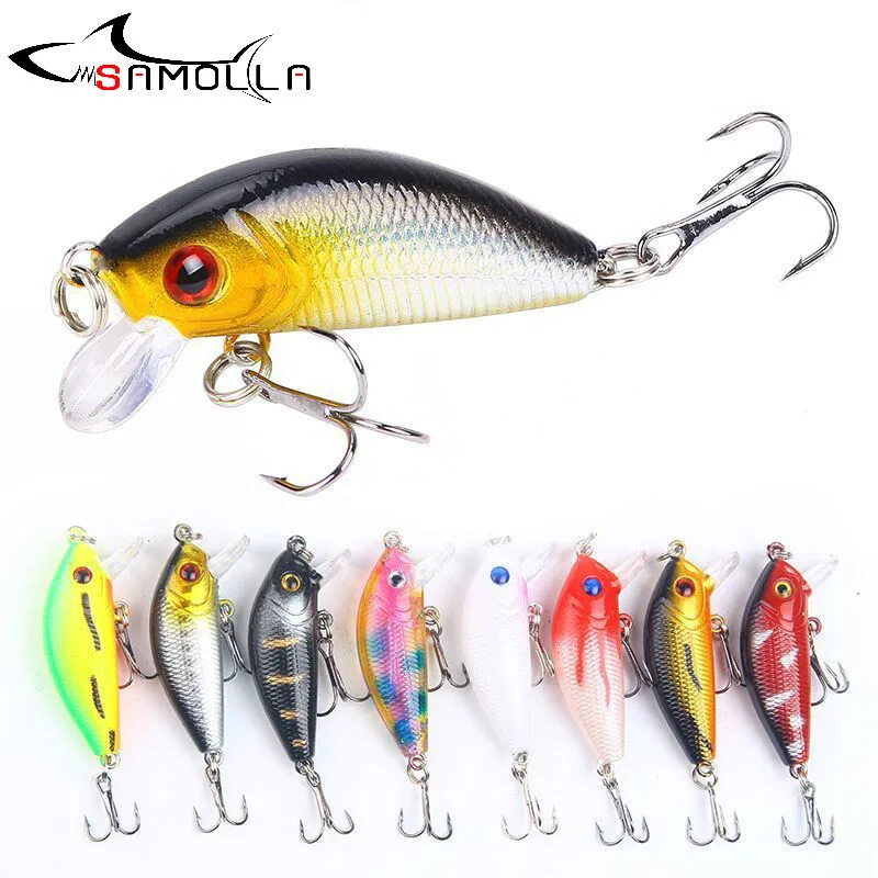 Кренкбейт приманка для рыбной ловли вес 5 см/4 2 г Mino Rock Bass Fishing 0 1 м глубокие
