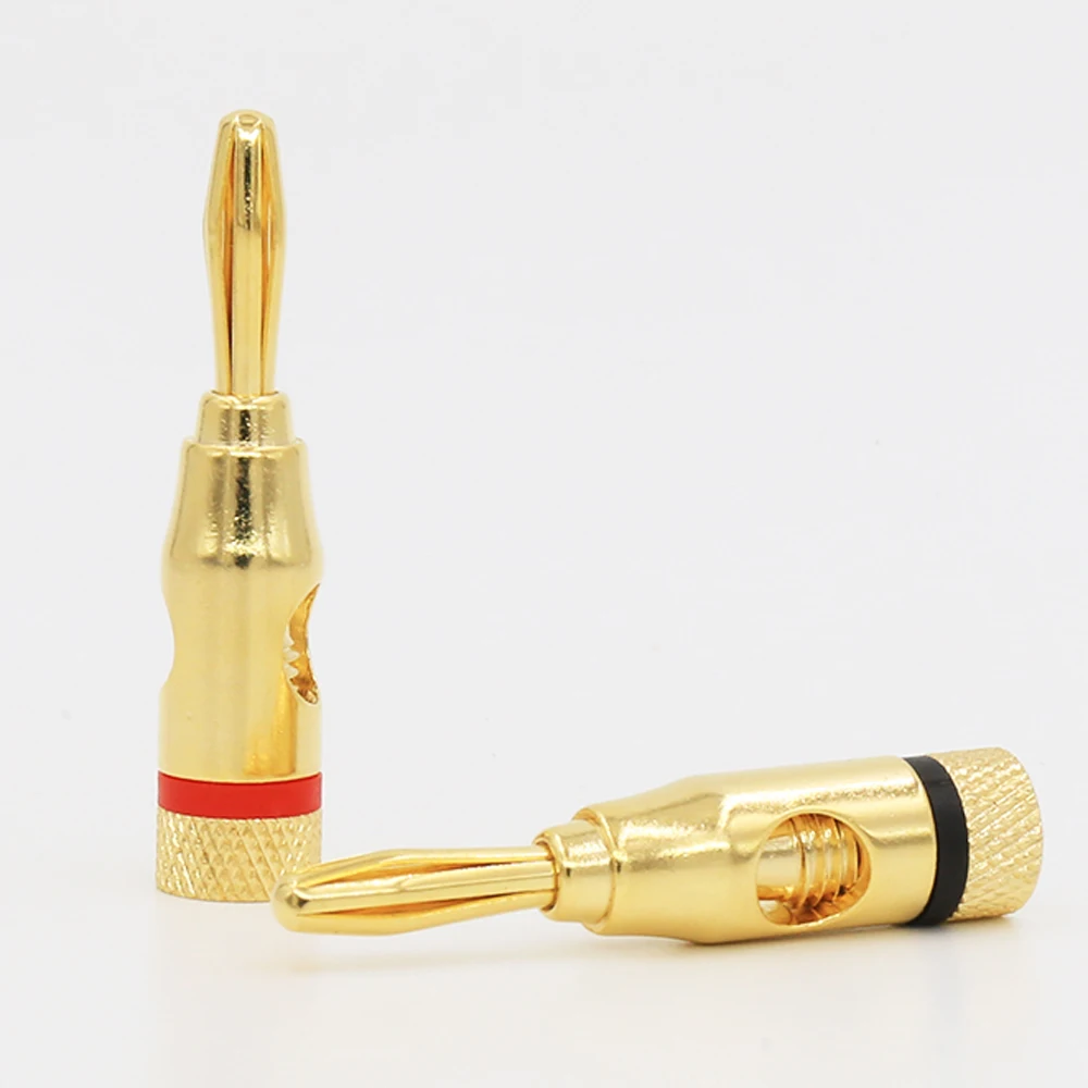 VB412AG разъем типа банан позолоченный динамик провод Лопата Разъем