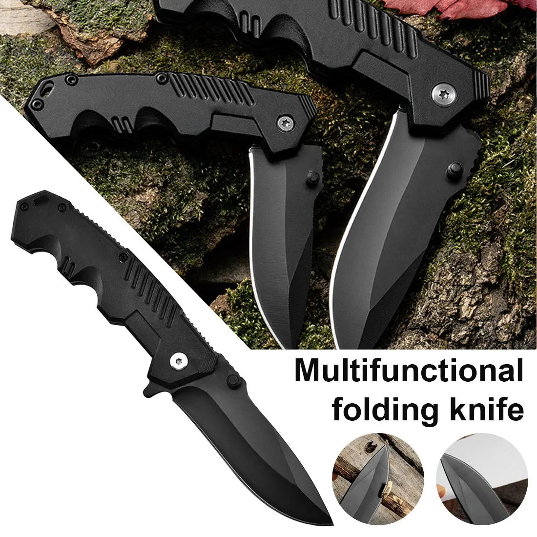 Охотничий походный Многофункциональный высокопрочный Военный нож 3Cr13 для