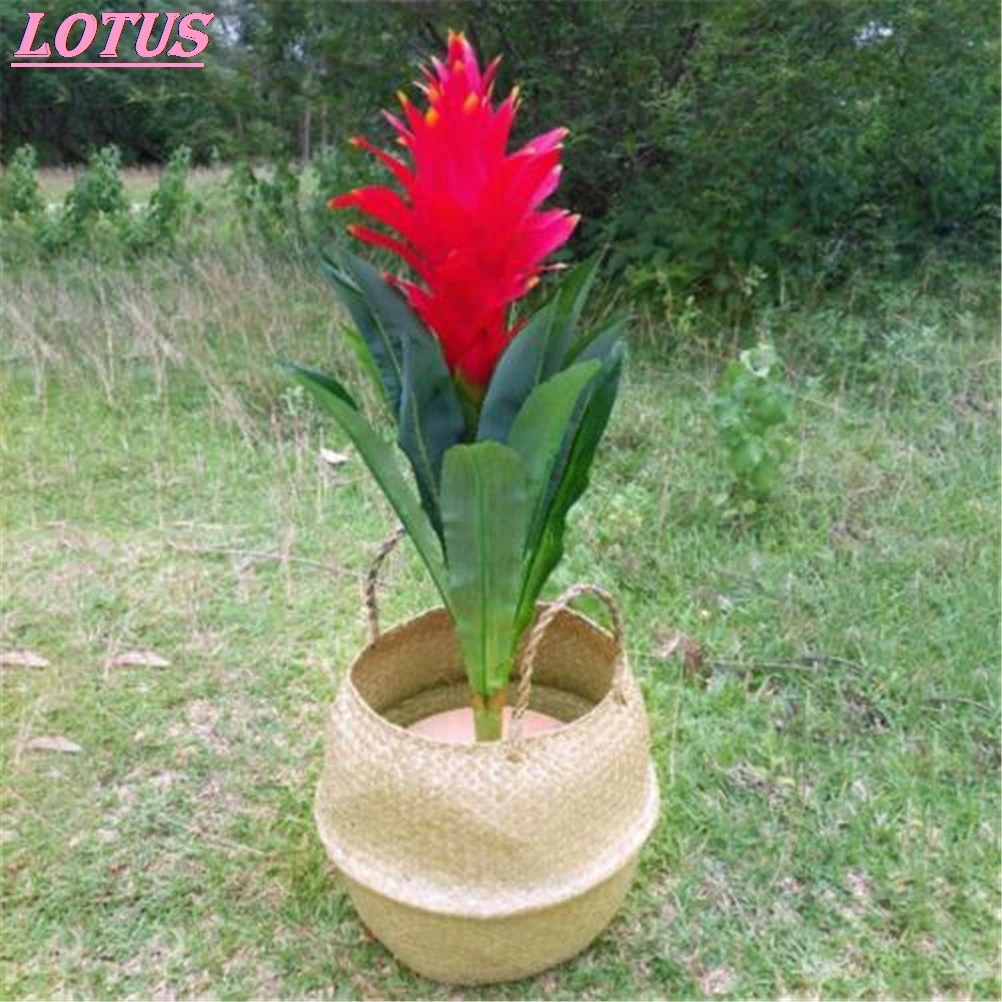 Бамбуковая корзина для хранения ручной работы Скандинавская складная белья