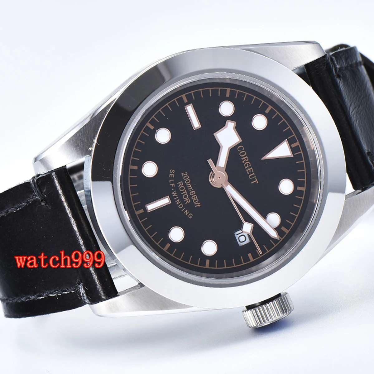 Мужские Водонепроницаемые механические часы с автоматическим механизмом и