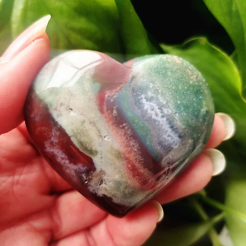 

Natural Aarystal Green Purple Grass Agate Heart Yn Water Symbol Of Love Spiritual Meditation Healing Crystal Home Ornament