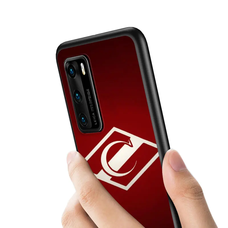 

Spartak Moscow for Huawei P40 P30 P20 P10 Pro Lite E Plus 4G 5G P9 P8 Lite P Smart Z S Plus Soft Black Phone Case