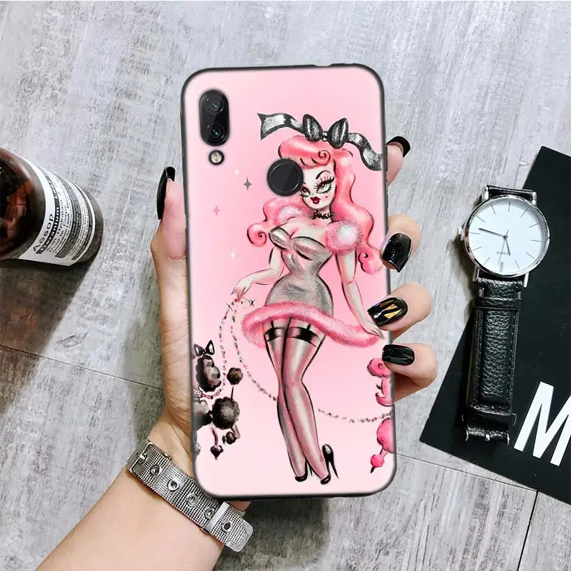 Пух в морском стиле кинозвезды черная крышка чехол для телефона для Xiaomi Redmi Note фотоаппаратов моментальной печати 8 7 7S 7A 6 S2 GO K20 Pro 6A mi 6X 5X A1 CC 9 8 Coque