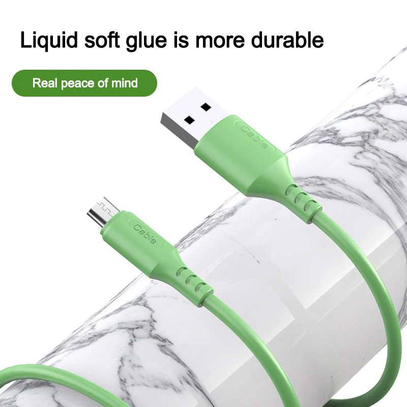 USB кабель 3A Type C для Xiaomi mi 9 жидкокристаллический силиконовый передачи данных и