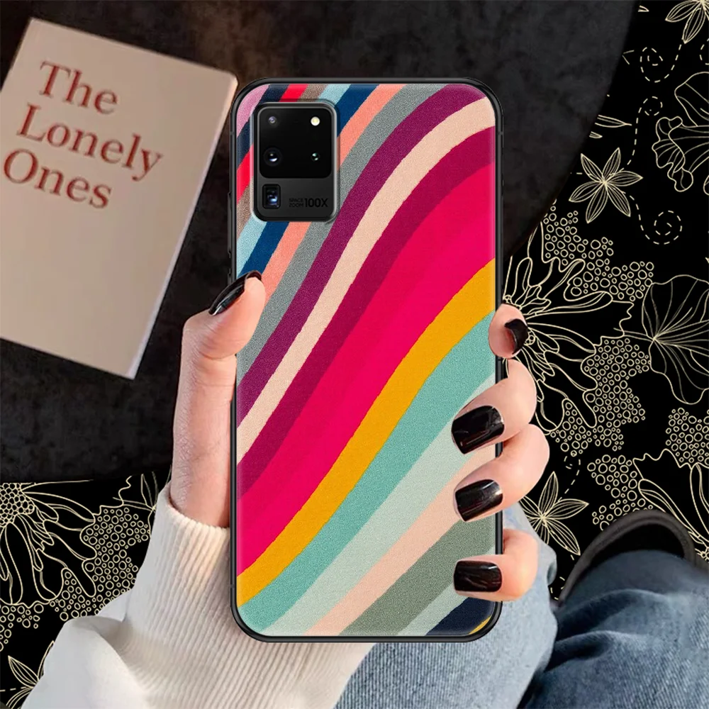 

Luxury Brand Pauls Smiths Phone case For Samsung Galaxy Note 4 8 9 10 20 S8 S9 S10 S10E S20 Plus UITRA Ultra black 3D bumper art