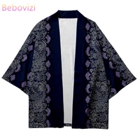 plus size xxs 6xl retro ethnic pattern summer loose japanese fashion kimono streetwear cardigan robe women men haori top yukata