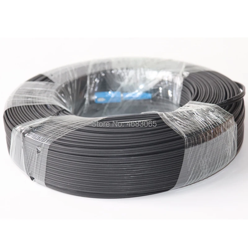 Бесплатная доставка 100 м 200 300 SC UPC Simplex FTTH Drop Patch Cable G657A открытый волоконно