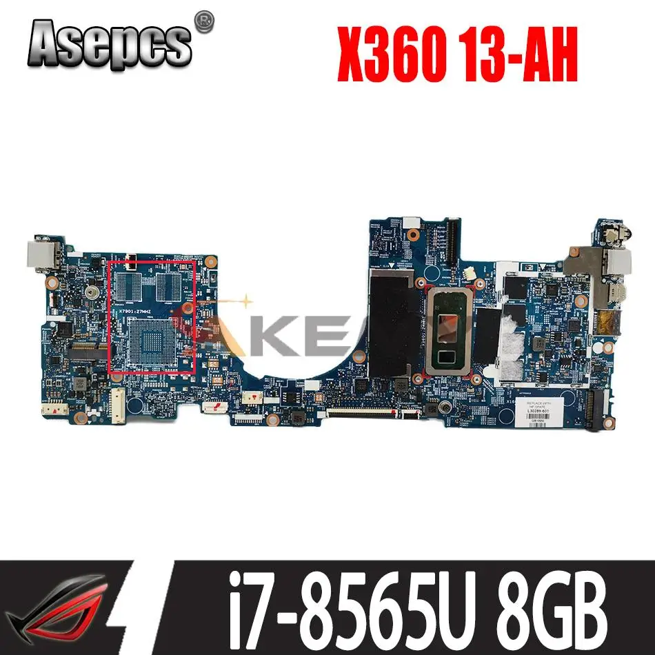

L30290-601 17946-1 448.0EF13.0011 For HP ENVY X360 13-AH 13T-AH Laptop motherboard L30290-001 with i7-8565U CPU 8GB 100% test ok