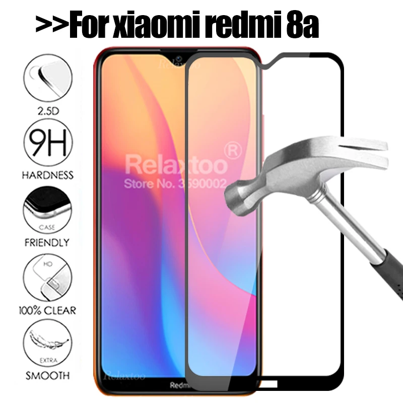 Защитное стекло для xiaomi redmi 8a закаленное xiomi xaomi redmi8a 8 a a8 3D защитное покрытие
