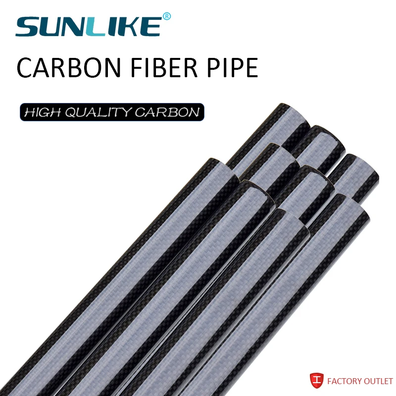 4 шт. трубка из углеродного волокна диаметр глянцевой поверхности 12 мм 14 16 18 22 24 26 28