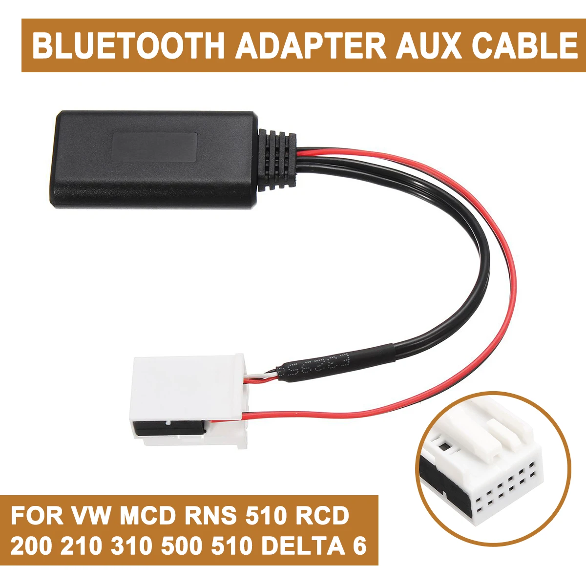 Аудиокабель адаптер Delta 6 для VW MCD RNS 510 RCD 200 210 310 500 аксессуары автомобильной