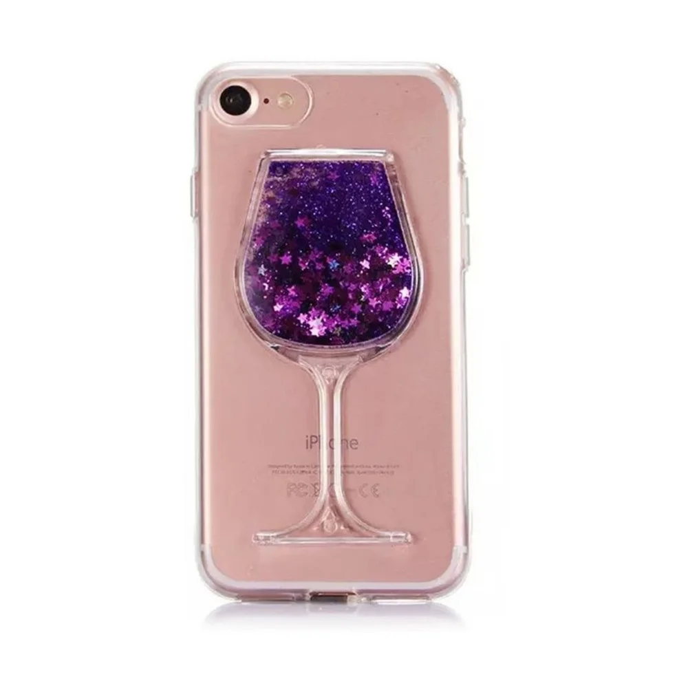 Для Xiaomi Mi 10 9T Pro 8 SE 9 Lite A2 A3 Max 3 Play Pocophone F1 Quicksand Wine Glass акриловый Жесткий задний Чехол