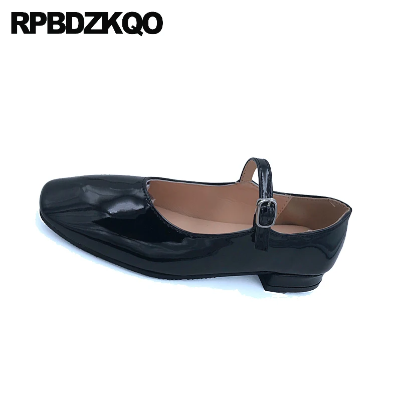 Женские туфли с квадратным носком демисезонные красные в китайском стиле из