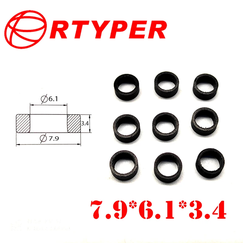 

200PCS 7.9*6.1*3.4 12638530 0261000114 GHI Fuel Injector Plastic Seal 22042 06h906036g 0261500092 0261500096 84212195 7591623