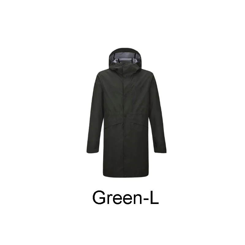 Green-L Xiaomi Mijia Uleemark Мужская трехэтажная городская ветрозащитная куртка многофункциональное стрейчевое водонепроницаемое пальто для хранения Зима Весна - Цвет: Green-L