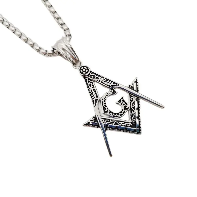 Новое ожерелье с подвеской из нержавеющей стали 316L золотого цвета Бесплатная