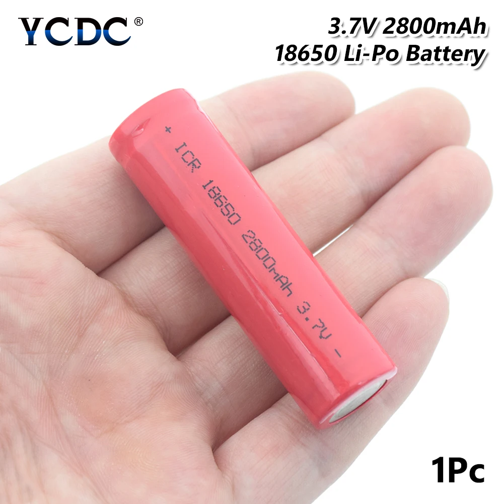 

Новинка 2022, литий-ионный перезаряжаемый аккумулятор высокой емкости 3,7 в, 18650, 2800 мА/ч, аккумулятор для фонарика, налобного фонарь онарика