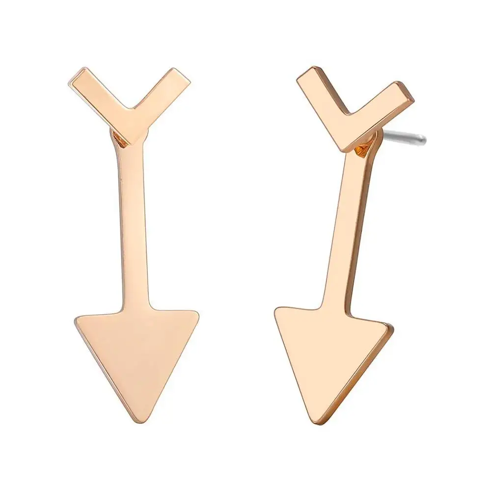 Корейские двусторонние серьги Chandler в стиле хип-хоп с покрытием из нержавеющей