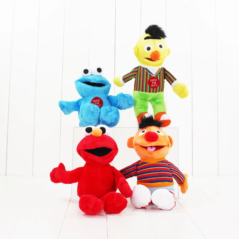 14-23 см Улица Сезам Elmo печенье демон Эрни Берт кавайные Мультяшные плюшевые мягкие