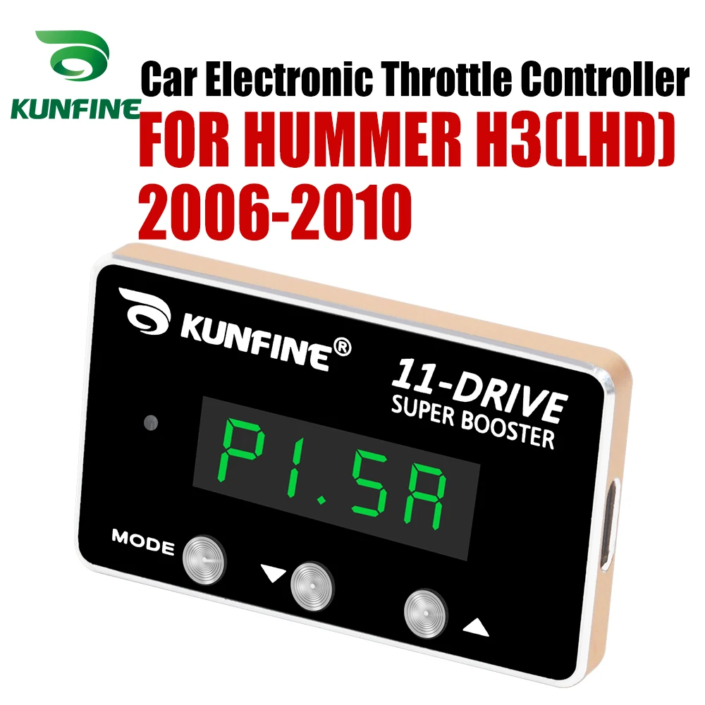 

KUNFINE Car Electronic Throttle Controller Racing Accelerator Potent Booster For HUMMER H3(LHD) 2006-2010 Tuning Parts