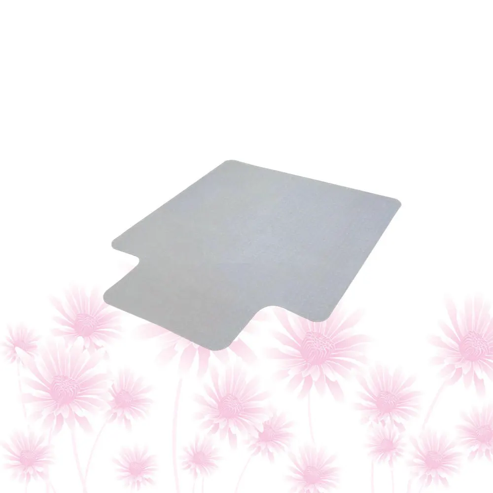 

90x120cm Transparent PVC Anti-Slip Mat Waterproof Pad Wheel Chair Protective Cushion for Living-room Bedroom Dining Room