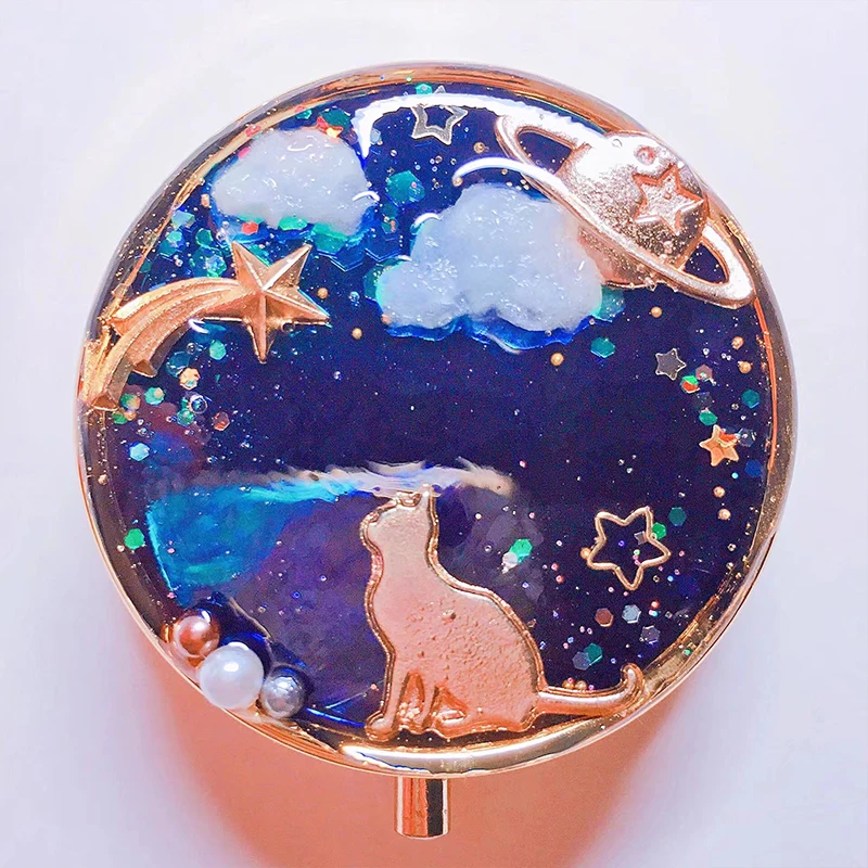 Пигменты фиолетового жемчужного порошка минеральная пудра Мика порошковая