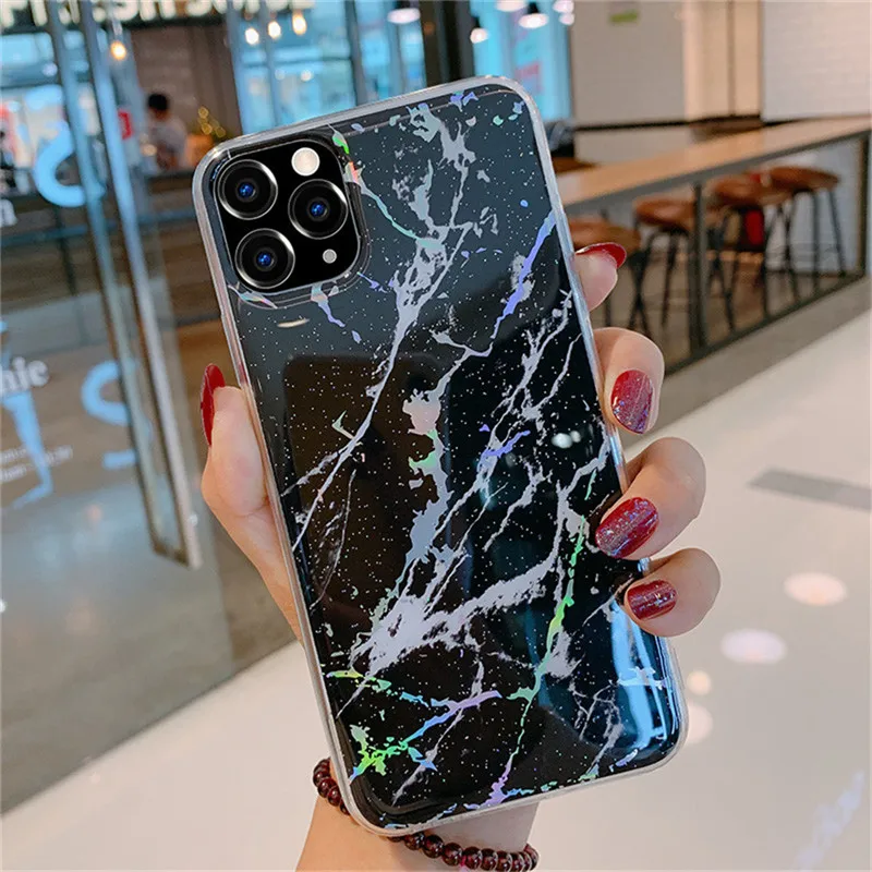 Lovebay гранитный мраморный чехол для телефона iPhone 11 Pro Max XS XR X 6 6s 7 8 Plus неравномерная