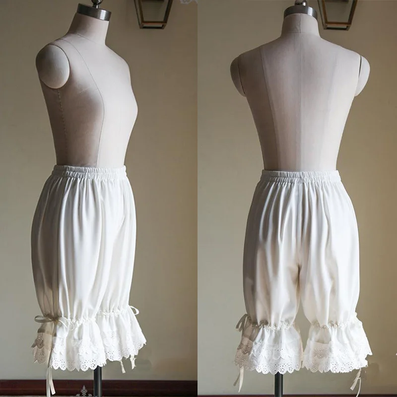 

2020 spring / summer solid lace slacks bloomers lace Capris hp1579