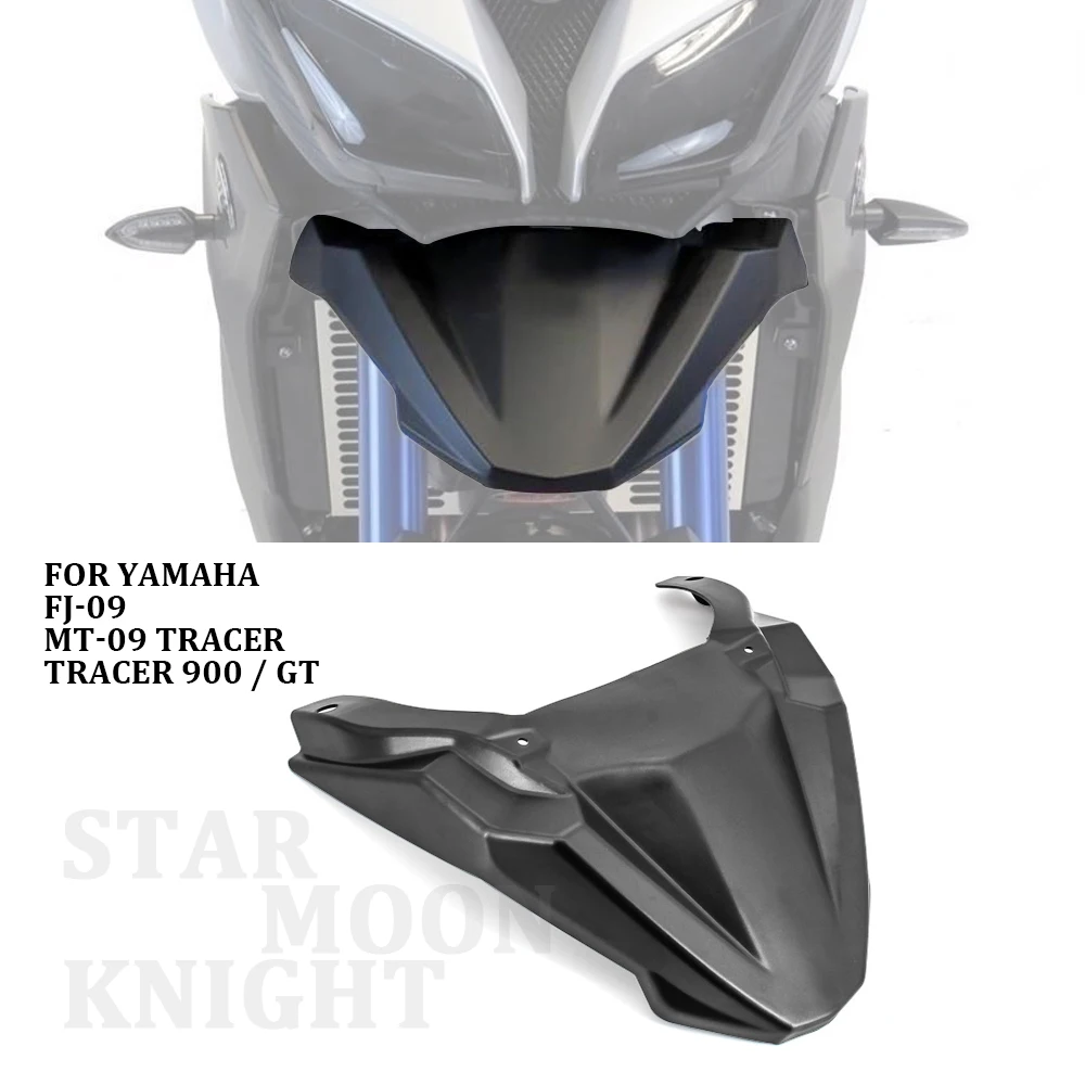 

Front lip fender black High quality ABS mudguard Front Wheel Fender Beak Nose Cone For Yamaha Tracer 900 FJ-09 MT-09 Tracer