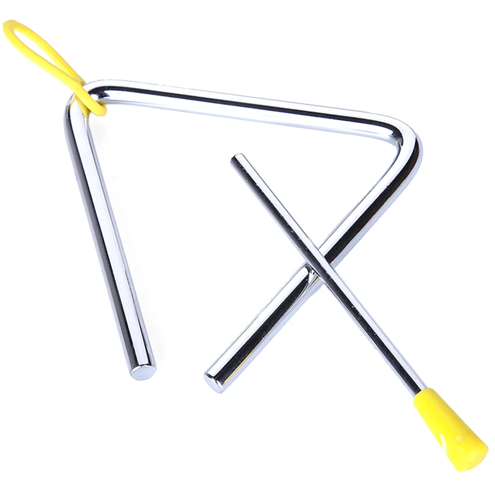 Детский треугольный стальной ударный музыкальный инструмент обучающая игрушка