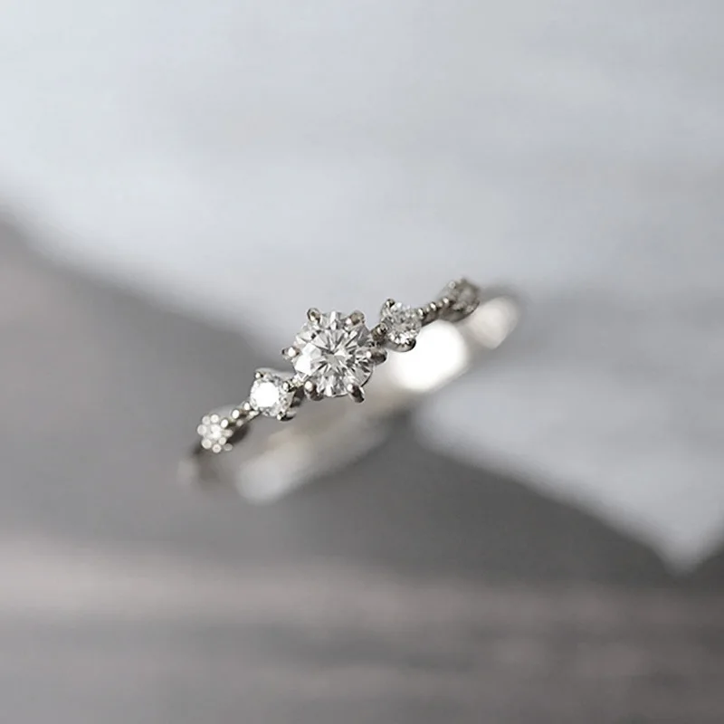 14K белое Силиконовое Золотое кольцо для женщин рождественские обручальные