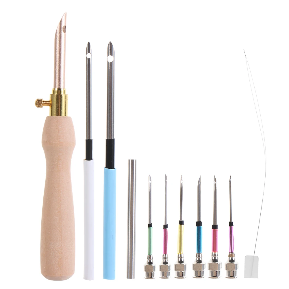 

Embroidery Stitch of All models Punch Needle Knitting Cross Stitch Changeable Head Poke Needle with DIY Craft Sewing Accessories