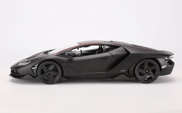 1:18 Lamborghini LP770 центенарио матовый черный/серый/красный/синий Литой Сплав модель автомобиля для детей Подарки