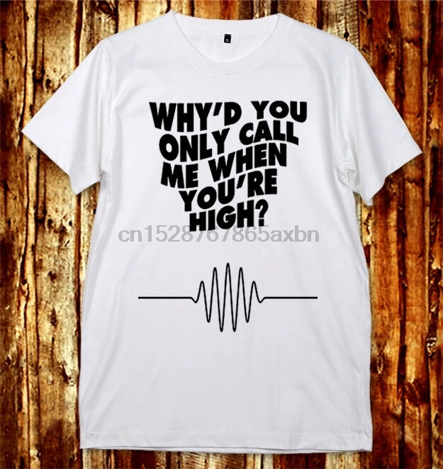 Алекс Тернер Whyd вы только позвоните мне когда высокого ARCTIC футболка с обезьяной